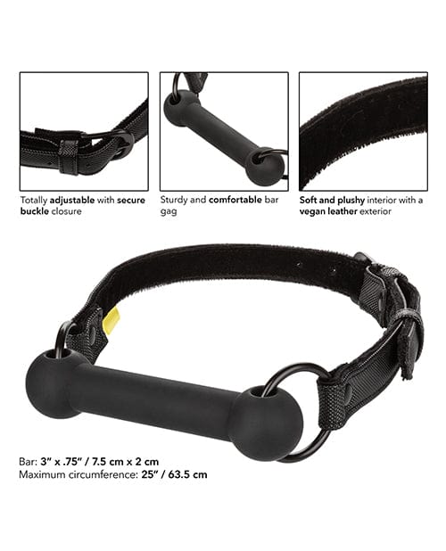 Boundless Bar Gag - Black Bondage Blindfolds & Restraints