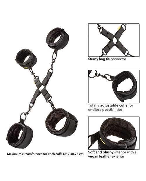 Boundless Hog Tie - Black Bondage Blindfolds & Restraints