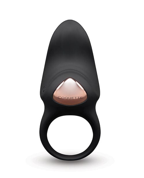Coquette The After Party Couples Ring - Black/Rose Gold Stimulators