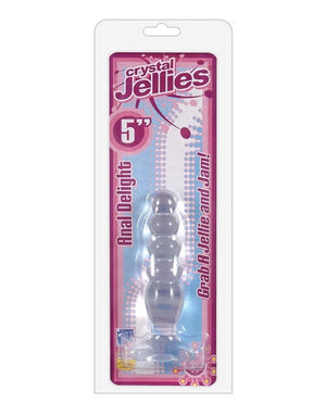 "Crystal Jellies 5"" Anal Delight" Clear Anal Products