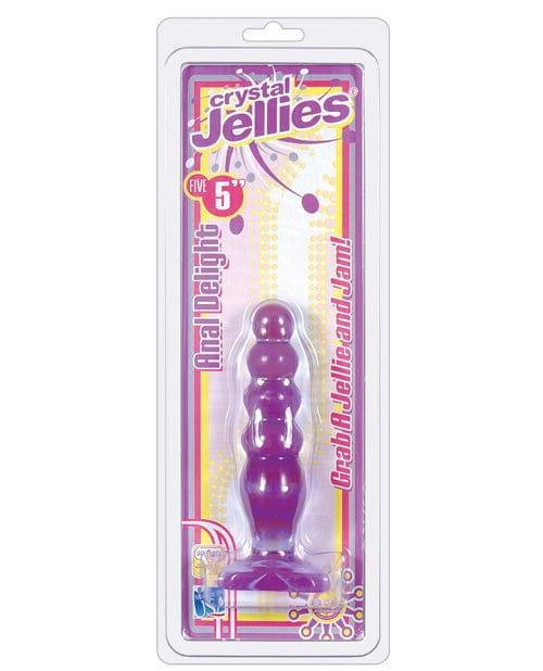 "Crystal Jellies 5"" Anal Delight" Purple Anal Products
