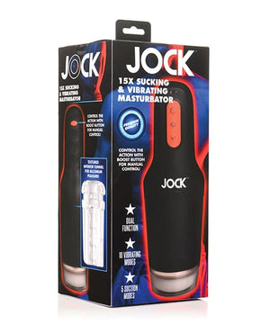 Curve Toys Jock 15x Sucking & Vibrating Masturbator Vibrators