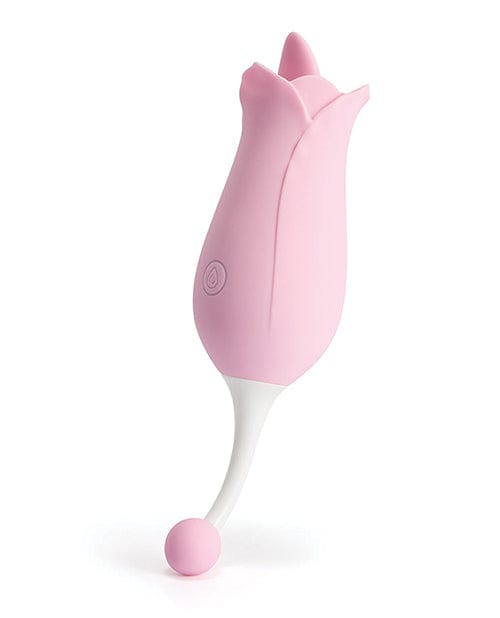 Dora Rose Toy Clit Vibrator & Tongue Licker - Pink Stimulators