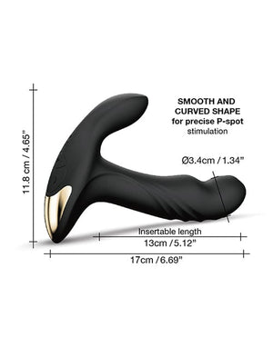 Dorcel P-Joy Double Action Prostate Massager - Black Anal Products