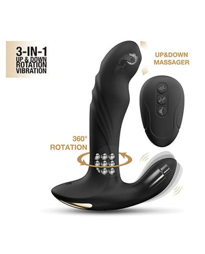 Dorcel P-Joy Double Action Prostate Massager - Black Anal Products