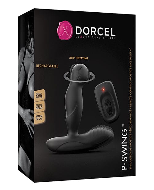 Dorcel P-Swing Twisting Prostate Massager - Black Anal Products