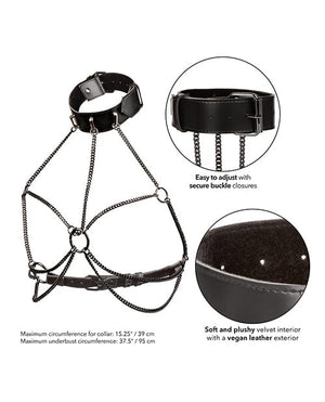 Euphoria Collection Multi Chain Collar Harness Bondage Blindfolds & Restraints