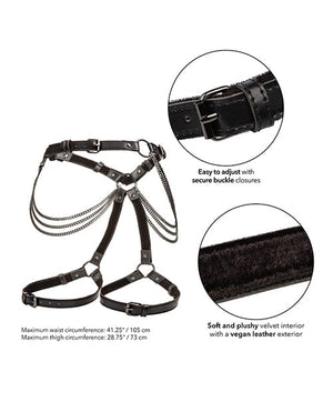 Euphoria Collection Multi Chain Thigh Harness Bondage Blindfolds & Restraints