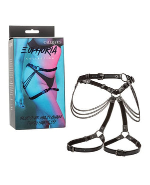 Euphoria Collection Plus Size Multi Chain Thigh Harness Bondage Blindfolds & Restraints