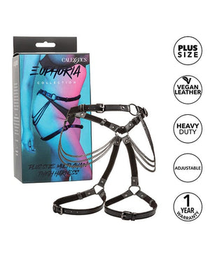 Euphoria Collection Plus Size Multi Chain Thigh Harness Bondage Blindfolds & Restraints