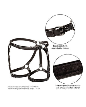 Euphoria Collection Plus Size Riding Thigh Harness Bondage Blindfolds & Restraints