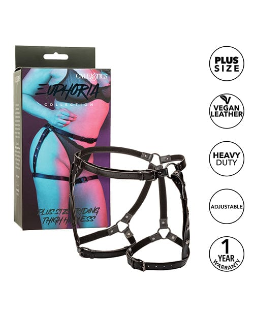 Euphoria Collection Plus Size Riding Thigh Harness Bondage Blindfolds & Restraints