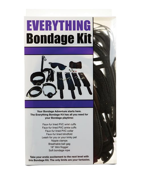 Everything Bondage 12 Piece Kit Bondage Blindfolds & Restraints