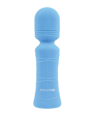 Evolved Out of The Blue Vibrating Mini Wand - Blue Massage Products
