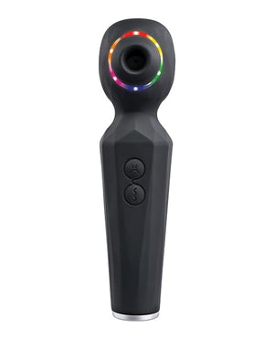 Evolved Rainbow Sucker Wand - Black Massage Products