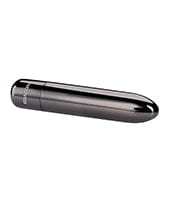 Evolved Real Simple Rechargeable Bullet - Black Chrome Stimulators