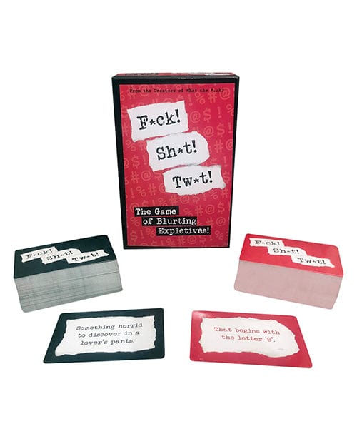 F ck! Sh t! Tw t! Card Game Games For Parties