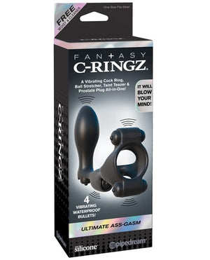 Fantasy C Ringz Ultimate Ass Gasm - Black Penis Enhancement