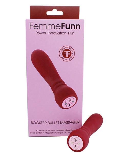 Femme Funn Booster Bullet Maroon Stimulators
