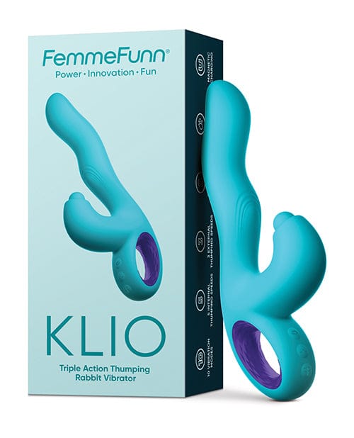 Femme Funn Klio Triple Action Rabbit Turquoise Vibrators