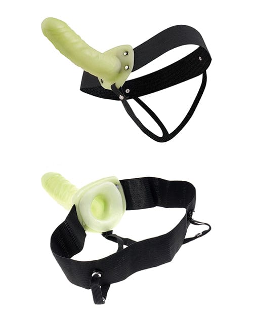 Fetish Fantasy Series For Him Or Her Hollow Strap-on Glow In The Dark Strap Ons