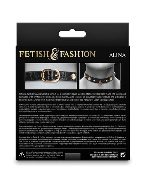 Fetish & Fashion Alina Collar - Black Bondage Blindfolds & Restraints