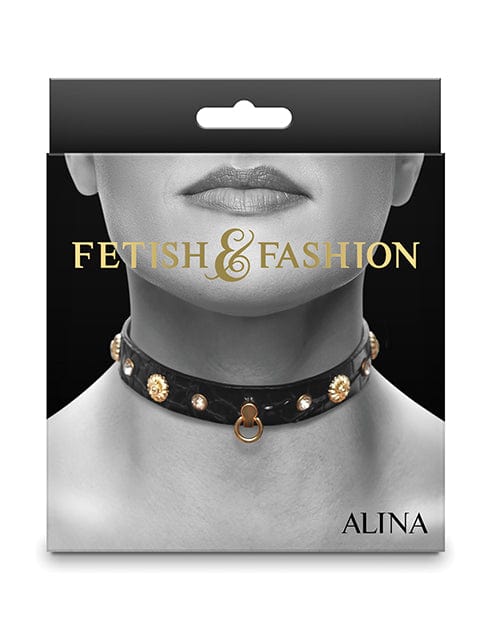 Fetish & Fashion Alina Collar - Black Bondage Blindfolds & Restraints