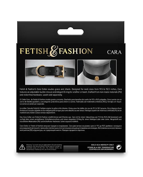 Fetish & Fashion Cara Collar - Black Bondage Blindfolds & Restraints