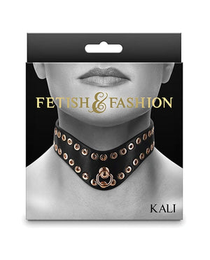 Fetish & Fashion Kali Collar - Black Bondage Blindfolds & Restraints