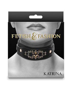 Fetish & Fashion Katrina Collar - Black Bondage Blindfolds & Restraints