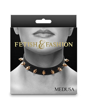 Fetish & Fashion Medusa Collar - Black Bondage Blindfolds & Restraints