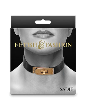 Fetish & Fashion Sadie Collar - Black Bondage Blindfolds & Restraints