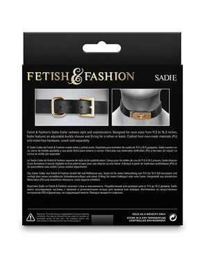 Fetish & Fashion Sadie Collar - Black Bondage Blindfolds & Restraints