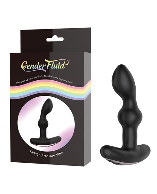Gender Fluid Thrill Prostate Vibe - Black Anal Products