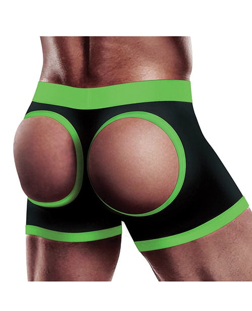 Get Lucky Strap On Boxers - Black/green Strap Ons