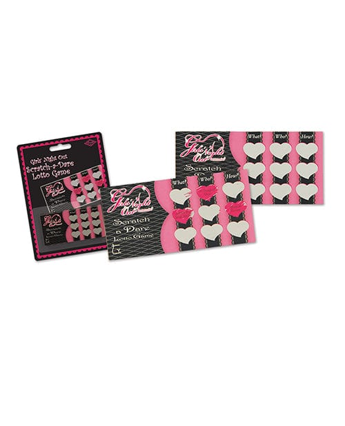 Girls' Night Out Scratch A Dare Lotto Game Bachelorette & Party Supplies