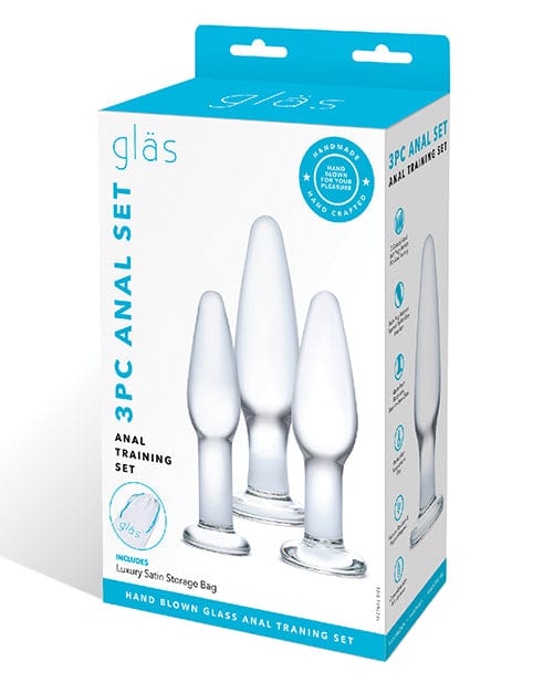Glas 3 pc Glass Anal Training Kit Anal Products