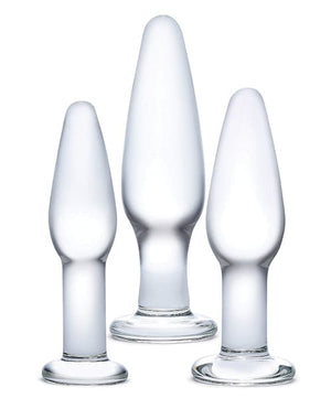 Glas 3 pc Glass Anal Training Kit Anal Products