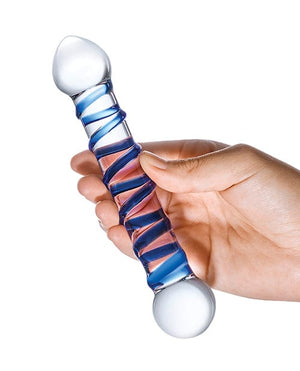 Glas 6.5" Spiral Dildo Dongs & Dildos