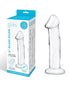 Glas 6" Dildo w/Veins & Flat Base Dongs & Dildos