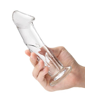 Glas 6" Dildo w/Veins & Flat Base Dongs & Dildos