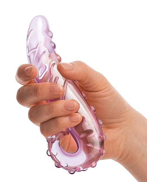 Glas 6" Lick-it Glass Dildo - Pink Dongs & Dildos