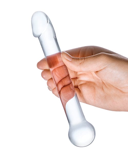 Glas 7" Realistic Head Glass Dildo - Clear Dongs & Dildos