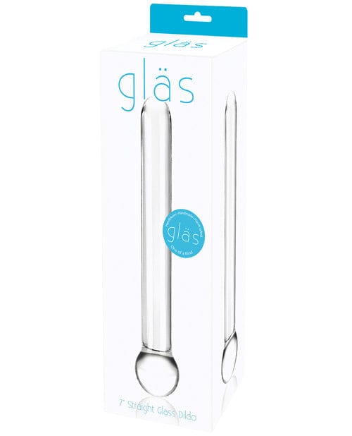 Glas 7" Straight Glass Dildo - Clear Dongs & Dildos