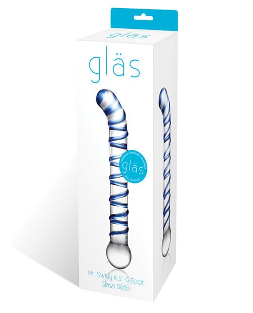 Glas Mr. Swirly 6.5" G-Spot Glass Dildo Dongs & Dildos