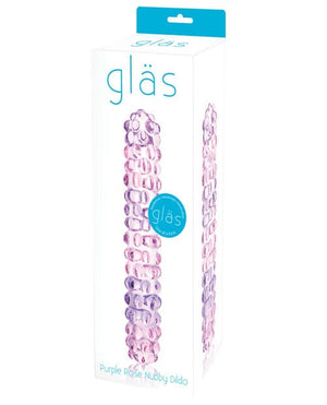 Glas Purple Rose Nubby Glass Dildo Dongs & Dildos