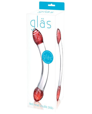 Glas Red Head Double Glass Dildo Dongs & Dildos