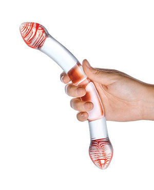 Glas Red Head Double Glass Dildo Dongs & Dildos