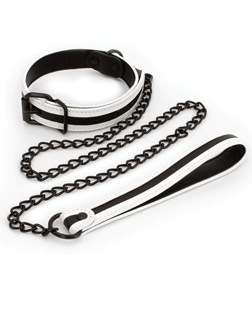 GLO Bondage Collar & Leash - Glow in the Dark Bondage Blindfolds & Restraints