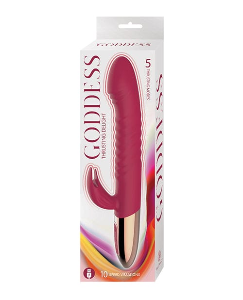 Goddess Thrusting Delight Red Vibrators